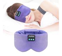 Joythink Bluetooth Écouteurs de Sommeil Masque de Sommeil soie sans Fil Casque Aides au Sommeil Couvre-yeux Bandeau de Sommeil Léger Gadgets Technologiques Ergonomiques pour Adultes Femmes Hommes