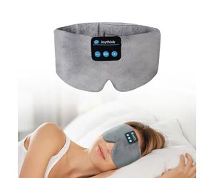Joythink Bluetooth Écouteurs de Sommeil Masque de Sommeil soie sans Fil Casque Aides au Sommeil Couvre-yeux Bandeau de Sommeil Léger Gadgets Technologiques Ergonomiques pour Adultes Femmes Hommes