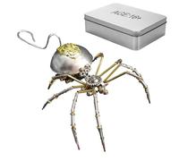Joytopiaminds Casse-tête 3D en métal pour adultes, 169 pièces, modèle d'araignée mécanique steampunk, décoration de bureau créative pour la maison et le bureau
