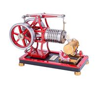 Joytopiaminds Kit de modèle de moteur à vapeur Retrol, moteur à combustion externe à vitesse réglable avec refroidissement par air, jouets éducatifs scientifiques physiques pour adultes