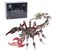 Joytopiaminds Kit de puzzle 3D en métal Scorpion King, 200 pièces Steampunk à assembler en acier mécanique Warcraft pour adulte, décoration cadeau