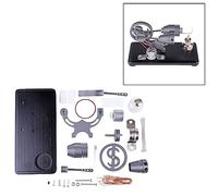 Joytopiaminds Kits de modèles de moteur Stirling, moteur Stirling de type gamma avec générateur LED et lumières pour affichage d'expériences en sciences physiques