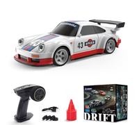 Joytopiaminds Mini Voiture de Drift télécommandée, échelle 1/43, 2,4 G, 4 Roues motrices, contrôle proportionnel, électrique, avec éclairage, Cadeau pour Ados et Adultes