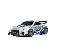 Joytopiaminds Voiture de dérive RC en alliage à l'échelle 1/43 avec deux modes de dérive/course, voiture de course télécommandée 2,4 G 4WD avec lumières LED et gyroscope réglable, modèle de course de