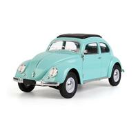 Joytopiaminds Voiture Télécommandée Échelle 1/16 D62MINI, Voiture RC Classique Simulée Volkswagen Coccinelle 2.4G RWD avec LED, Modèle de Course Vintage pour Passionnés