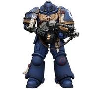 JOYTOY 1/18 Figurine d'action Warhammer 40,000, Space Marine 2, Ultramarines Brother Chairon, 13 cm Articulations Mobiles Modèle de Personnage, 15 Ans et Plus