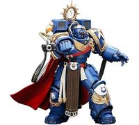 JOYTOY 1/18 Figurine d'action Warhammer 40,000, Space Marine 2, Ultramarines Marneus Calgar, Chapter Master with MKX Gravis Armour and Gauntlets of Ultramar, 15 Ans et Plus