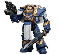 JOYTOY 1/18 Figurine d'action Warhammer The Horus Heresy, Ultramarines Cataphractii Terminator Squad Sergeant with Power Sword, 13 cm Articulations Mobiles Modèle de Personnage, 15 Ans et Plus