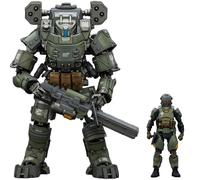 JOYTOY APOC Series Storm Tempestus Lot de 2 figurines d'action 1/25 Série APOC Storm Tempestus Fire Support Type Mecha et Pilot Modèle de collection 16,53 cm Cadeaux d'anniversaire