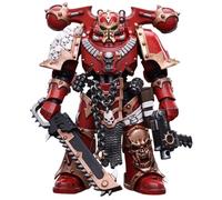 JOYTOY Crimson Slaughter Brother Maganar Warhammer 40K 1/18 Figurine d'action Chaos Space Marines Crimson Slaughter Brother Maganar Modèle de collection 12,2 cm