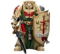 JOYTOY Dark Angels Deathwing Knight 3 Warhammer 40K 1/18 Figurines Dark Angels Deathwing Knight 3 avec épée puissante et bouclier tempête Modèle de collection 14 cm Cadeaux d'anniversaire Précommande