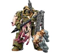 JOYTOY Death Guard Blightlord Terminator 2 Warhammer 40K 1/18 Figurines d'action Death Guard Blightlord Terminator 2 avec Flail of Corruption Modèle de collection 14 cm Précommande en novembre