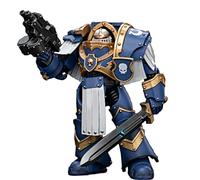 JOYTOY Figurine d'action Warhammer 40k Ultramarines Cataphractii Terminator Squad Sergent avec épée Power Précommande 13,6 cm Cadeaux de collection, jouets pour enfants de 15 ans et plus et adultes