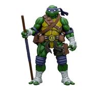 JOYTOY Figurines TMNT Donatello 1/18 - 10,6 cm, articulations et armes amovibles, excellent cadeau pour les fans de films d'anime et les collectionneurs