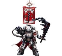 JOYTOY Grey Knights Warhammer 40k 1/18 Figurine Gris Chevaliers Castellan Crowe 12,7 cm Cadeaux de collection, jouets pour enfants de 15 ans et plus et adultes