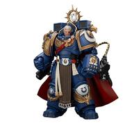 JoyToy GWTCTOY Licence Originale 1:18 Figurine d'Action Marneus Calgar, Maître de Chapitre avec Armure MKX Gravis et Gants d'Ultramar, kit de construction