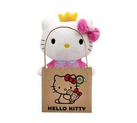 Joytoy Hello Kitty Princess Eco Plush 24 cm dans Un Sac en Carton réutilisable - La Peluche est fabriquée à partir de matériaux 100% recyclés à partir de Bouteilles en Pet