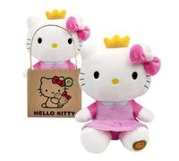 Joytoy Hello Kitty Princess Eco Plush 24 cm dans Un Sac en Carton réutilisable - La Peluche est fabriquée à partir de matériaux 100% recyclés à partir de Bouteilles en Pet