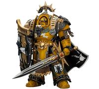 JOYTOY Legion Praetor Warhammer 40K 1/18 Figurines d'action Poings impériaux Legion Praetor in Tartaros Terminator Armour avec épée puissante et bouclier tempête Vigil Modèle de collection 14 cm