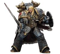 JOYTOY Leman Russ Warhammer Edition Collector 40k 1/18 Figurine d'action Space Wolves Leman Russ Primarch de la VIe Légion Figurine à collectionner en cadeau, jouets pour enfants de 15+ et adultes