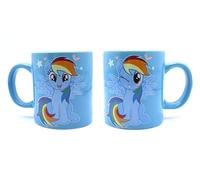 Joytoy My Little Pony 95771 Rainbow Dash Tasse en céramique dans Une boîte, Bleu, 1 pièce (Lot de 1)