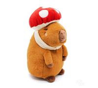 Joy Toy Hug-a-Capybara Capybara avec Champignon en Peluche 23 cm
