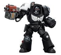 JOYTOY Raven Guard Warhammer 40k 1/18 Figurine d'action Raven Guard Terminator 2 avec poing de puissance et Storm Bolter, cadeaux à collectionner, jouets pour enfants de 15 ans et plus et adultes 14.3
