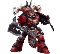JOYTOY Red Corsairs Exalted Champion Gotor The Blade Warhammer 40K 1/18 Figurines d'action Chaos Space Marines Red Corsairs Exalted Champion Gotor The Blade Modèle de collection 12,2 cm