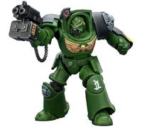 JOYTOY Salamanders Warhammer 40k 1/18 Figurine d'action Salamanders Terminator 2 avec poing puissant et bolter tempête Cadeaux de collection, jouets pour enfants de 15 ans et plus et adultes 14,3 cm