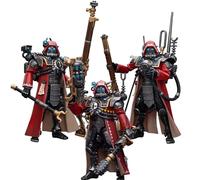 JOYTOY Skitarii Ranger Lot de 3 figurines Warhammer 40K 1/18 Adeptus Mechanicus Skitarii Ranger 3 pièces Modèle de collection 10,6 cm Cadeaux d'anniversaire à collectionner