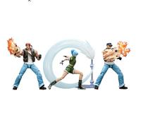 JOYTOY SNK KOF'98UM Figurine d'action 1/18 Ikari Warriors Team Lot de 3 figurines à collectionner, jouets pour enfants de 15 ans et plus et adultes