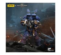 HiPlay JOYTOY Warhammer 40K Space Marines 2 - Uitramarines Brother Chairon JT00072, Game Special Limited Edition, Figurine de Collection à l'échelle 1/18