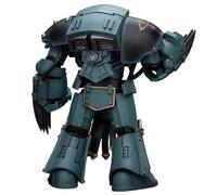 JOYTOY Tartaros Terminator Squad Terminator Warhammer 40K 1/18 Figurine d'action Fils d'Horus Tartaros Terminator Squad Terminator Squad Terminator avec griffes éclair 14 cm Modèle de collection