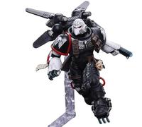 JOYTOY Warhammer 40 000 Figurine d'action 1/18 Raven Guard Chapter Master Kayvaan Shrike 12,7 cm