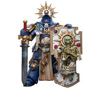 JoyToy Warhammer 40 000 Figurine d'action 1/18 Ultramarines Capitaine Primaris avec Bouclier Relique et épée de Puissance 12,4 cm