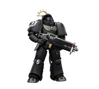 JOYTOY Warhammer 40K 1/18 Action Figure Game Edition Raven Guard Intercesseur lourd avec fusil à boulon lourd et pistolet à boulon