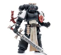 JOYTOY Warhammer 40K 1/18 Figurine d'action Black Templars The Emperors Champion Rolantus Collection Modèle Cadeau d'anniversaire JT7585