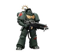 JOYTOY Warhammer 40K 1/18 Figurine d'action Dark Angels Intercesseur lourd avec fusil à boulon lourd et pistolet à boulon