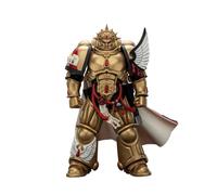 JOYTOY Warhammer 40k 1/18 Figurine d'action de collection Blood Angels Captain avec pistolet lourd et épée puissante