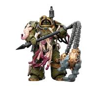 JOYTOY Warhammer 40K 1/18 Figurine d'action Death Guard Blightlord Terminator 2 avec Flail of Corruption