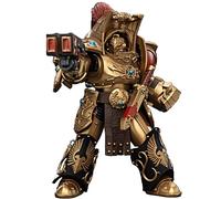 JOYTOY Warhammer 40k 1/18 Figurine d'action Legio Custodes Aquilon Terminator Squad Aquilon avec destructeur adrathique à double liaison Cadeaux de collection Jouets pour enfants de 15 ans et plus et