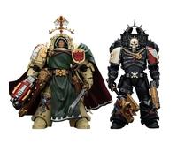 JOYTOY Warhammer 40k 1/18 Figurine Dark Angels Belial and Blood Angels Lemartes Cadeaux de collection, jouets pour enfants de 15 ans et plus et adultes Précommande