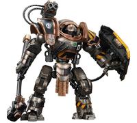 JOYTOY Warhammer 40K 1/18 Figurine Iron Warriors Cercle de fer Domitar-Ferrum Class Battle-Automata avec bouclier de combat Karceri et Graviton Crusher Modèle de collection Cadeaux d'anniversaire