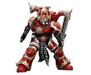 JOYTOY Warhammer 40k 1/18 Figurine World Eaters Khorne Berzerker 5 cadeaux de collection, jouets pour enfants de 15 ans et plus et adultes 12,6 cm