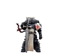 JOYTOY Warhammer 40K 1/18 Figurines d'action Templiers noirs The Emperors Champion Rolantus Modèle de collection