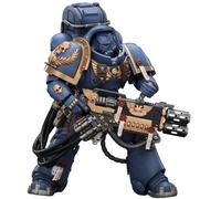JOYTOY Warhammer 40K 1/18 Figurines d'action Ultramarines Armure d'artifice lourde avec relique Multi-Melta Modèle de collection Cadeaux d'anniversaire Warhammer Series Model
