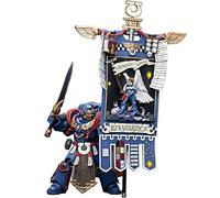 JOYTOY Warhammer 40K 1/18 Figurines d'action Ultramarines Chapitre de garde d'honneur Modèle ancien de collection