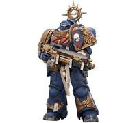 JOYTOY Warhammer 40K 1/18 Figurines d'action Ultramarines Heavy Relic Primus Armor avec boulon à relique lourd Modèle de collection Cadeau d'anniversaire Warhammer Series Model