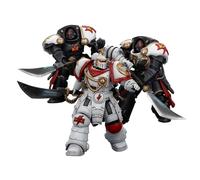 JOYTOY Warhammer 40K 1/18 Lot de 3 figurines blanches cicatrices