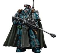 JOYTOY Warhammer 40k Alpha Legion Exodus « The One who is Many » avec fusil de sniper et poignard électrique 1/18 Figurine d'action à collectionner et à afficher